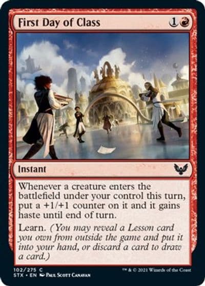 First Day of Class Strixhaven: School of Mages Magic card