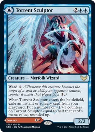 Torrent Sculptor Strixhaven: School of Mages Magic card
