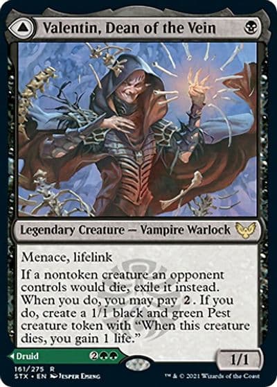 Valentin Dean of the Vein Strixhaven: School of Mages Magic card