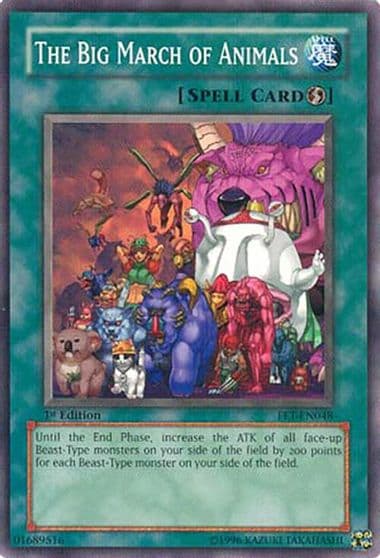 The Big March of Animals Flaming Eternity Yu-Gi-Oh! card