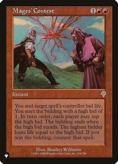 Mages Contest The List Reprints Magic card