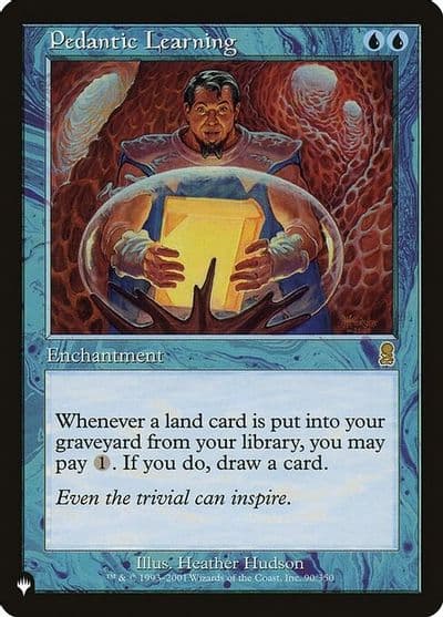 Pedantic Learning The List Reprints Magic card