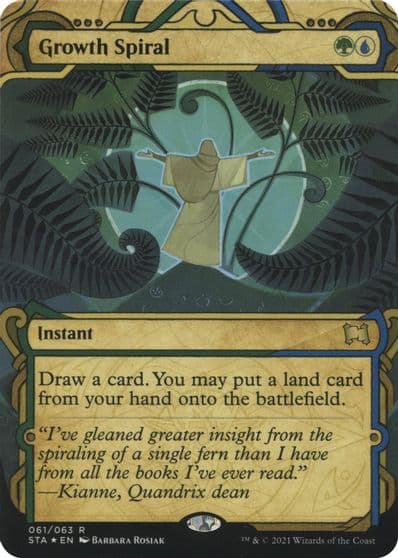 Growth Spiral Foil Etched Strixhaven: Mystical Archive Magic card