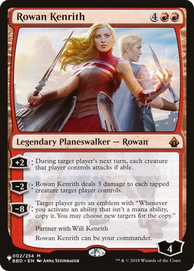 Rowan Kenrith The List Reprints Magic card