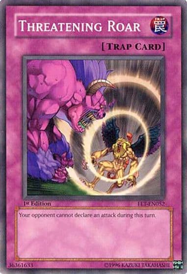 Threatening Roar Flaming Eternity Yu-Gi-Oh! card
