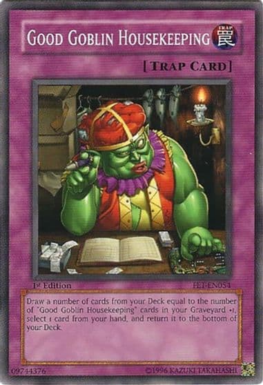 Good Goblin Housekeeping Flaming Eternity Yu-Gi-Oh! card