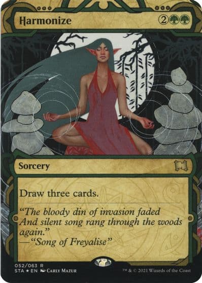 Harmonize Foil Etched Strixhaven: Mystical Archive Magic card