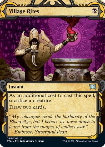 Village Rites Strixhaven: Mystical Archive Magic card