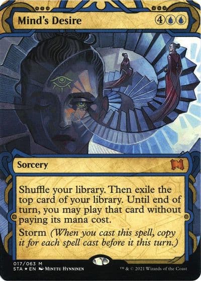 Minds Desire Foil Etched Strixhaven: Mystical Archive Magic card