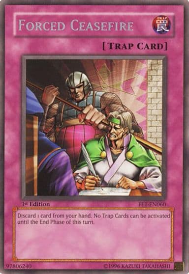 Forced Ceasefire Flaming Eternity Yu-Gi-Oh! card