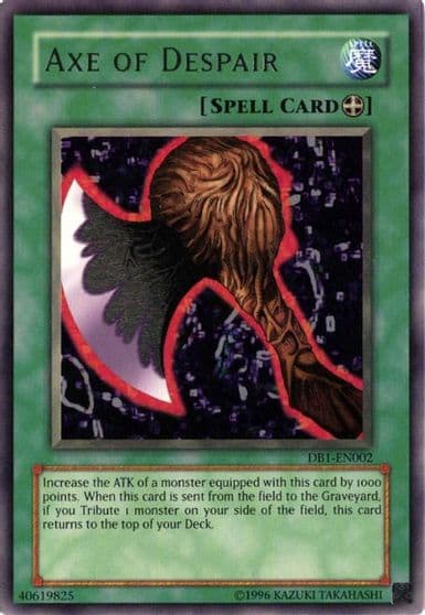 Axe of Despair Dark Beginning 1 Yu-Gi-Oh! card