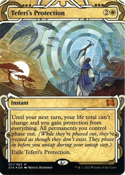 Teferis Protection Foil Etched Strixhaven: Mystical Archive Magic card