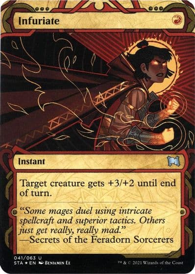 Infuriate Foil Etched Strixhaven: Mystical Archive Magic card