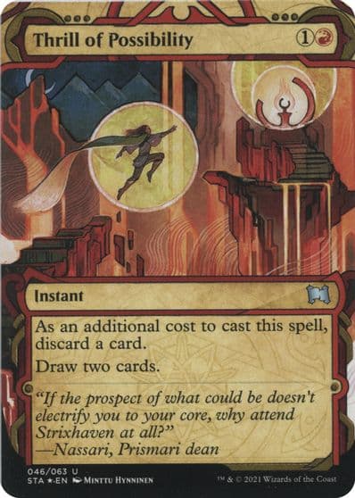 Thrill of Possibility Foil Etched Strixhaven: Mystical Archive Magic card
