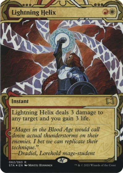 Lightning Helix Foil Etched Strixhaven: Mystical Archive Magic card