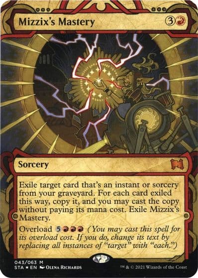 Mizzixs Mastery Foil Etched Strixhaven: Mystical Archive Magic card