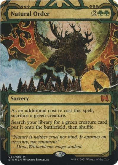 Natural Order Foil Etched Strixhaven: Mystical Archive Magic card