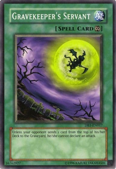 Gravekeepers Servant Dark Beginning 1 Yu-Gi-Oh! card