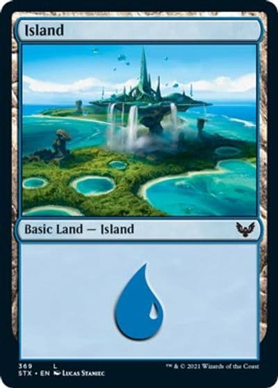Island 369 Strixhaven: School of Mages Magic card