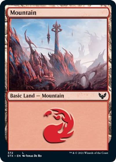 Mountain 372 Strixhaven: School of Mages Magic card