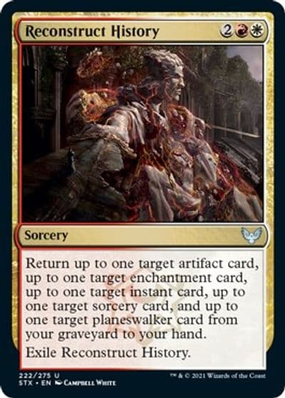 Reconstruct History Strixhaven: School of Mages Magic card