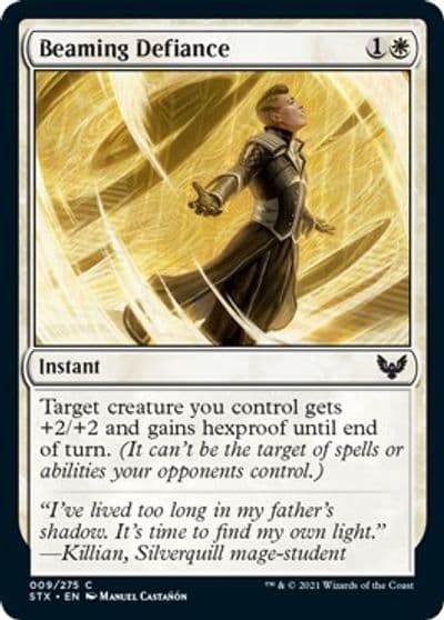 Beaming Defiance Strixhaven: School of Mages Magic card