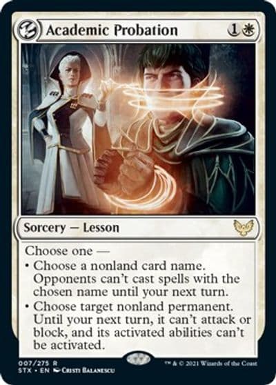 Academic Probation Strixhaven: School of Mages Magic card