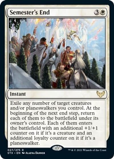 Semesters End Strixhaven: School of Mages Magic card