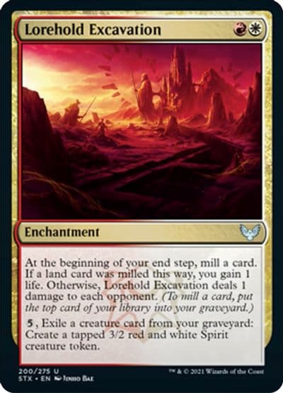 Lorehold Excavation Strixhaven: School of Mages Magic card