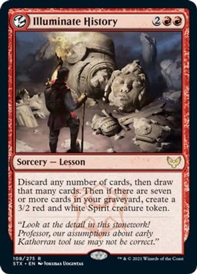 Illuminate History Strixhaven: School of Mages Magic card