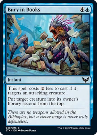 Bury in Books Strixhaven: School of Mages Magic card
