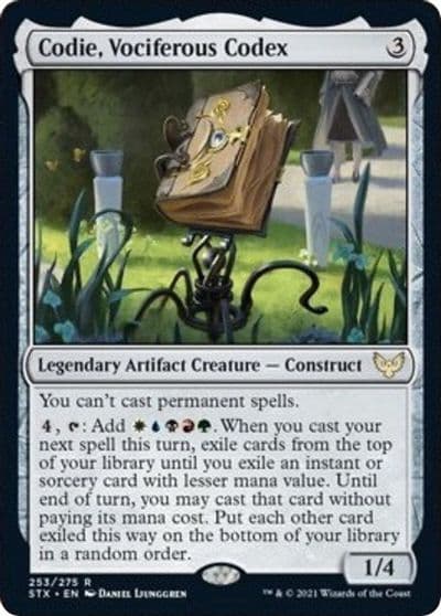 Codie Vociferous Codex Strixhaven: School of Mages Magic card