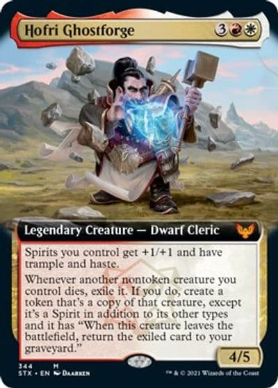 Hofri Ghostforge Extended Art Strixhaven: School of Mages Magic card
