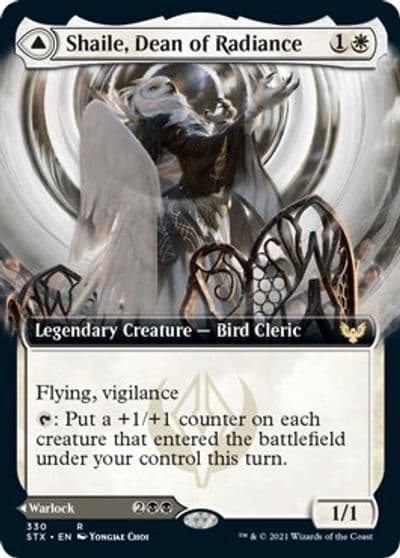Shaile Dean of Radiance Extended Art Strixhaven: School of Mages Magic card