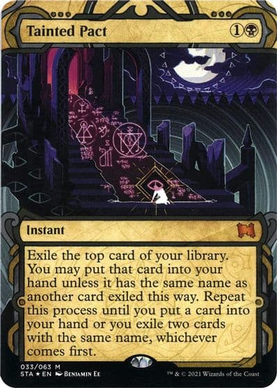 Tainted Pact Foil Etched Strixhaven: Mystical Archive Magic card