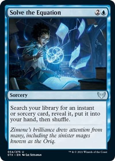 Solve the Equation Strixhaven: School of Mages Magic card