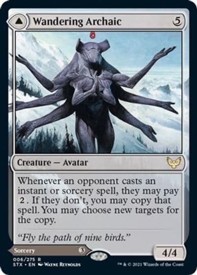 Wandering Archaic Strixhaven: School of Mages Magic card