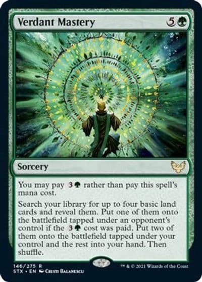 Verdant Mastery Strixhaven: School of Mages Magic card