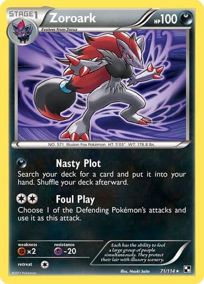 Zoroark Deck Exclusives Pokemon card