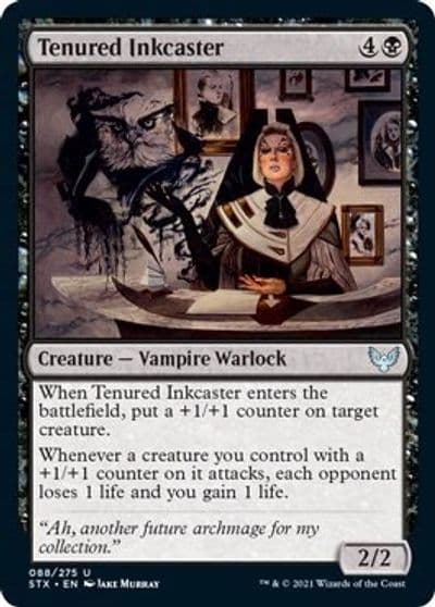 Tenured Inkcaster Strixhaven: School of Mages Magic card