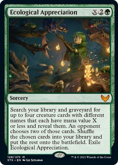 Ecological Appreciation Strixhaven: School of Mages Magic card