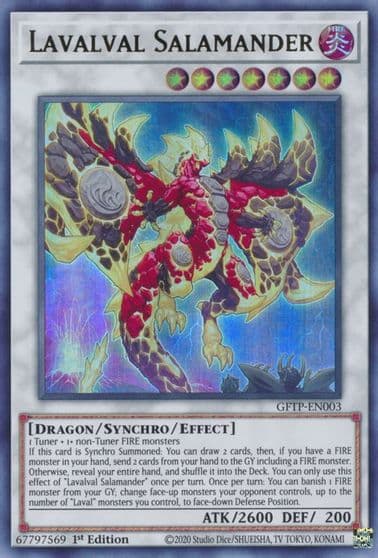 Lavalval Salamander Ghosts From the Past Yu-Gi-Oh! card