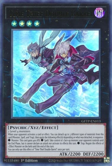 Time Thief Double Barrel Ghosts From the Past Yu-Gi-Oh! card