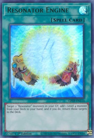 Resonator Engine Ghosts From the Past Yu-Gi-Oh! card