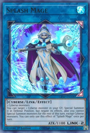 Splash Mage Ghosts From the Past Yu-Gi-Oh! card