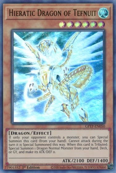 Hieratic Dragon of Tefnuit Ghosts From the Past Yu-Gi-Oh! card