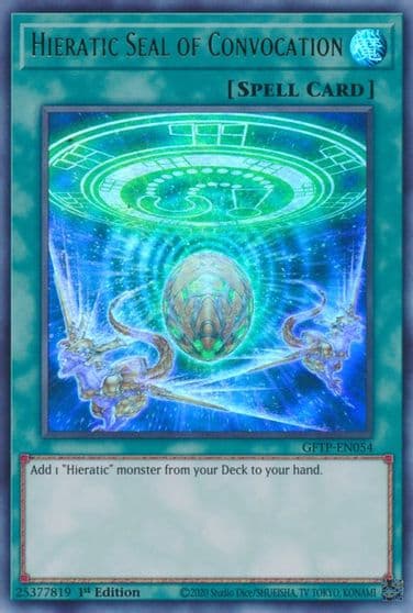 Hieratic Seal of Convocation Ghosts From the Past Yu-Gi-Oh! card