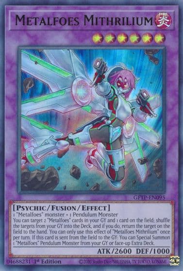 Metalfoes Mithrilium Ghosts From the Past Yu-Gi-Oh! card