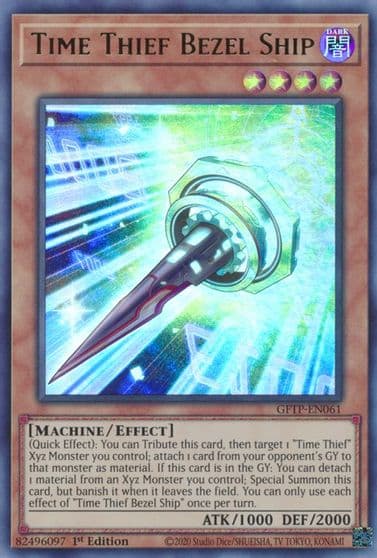 Time Thief Bezel Ship Ghosts From the Past Yu-Gi-Oh! card