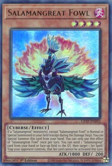Salamangreat Fowl Ghosts From the Past Yu-Gi-Oh! card